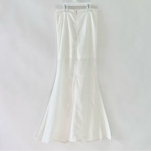 NWT Dress Me Zara White Lace Crop Top & Split Hem Maxi Skirt Two Piece Set Small - Picture 12 of 15